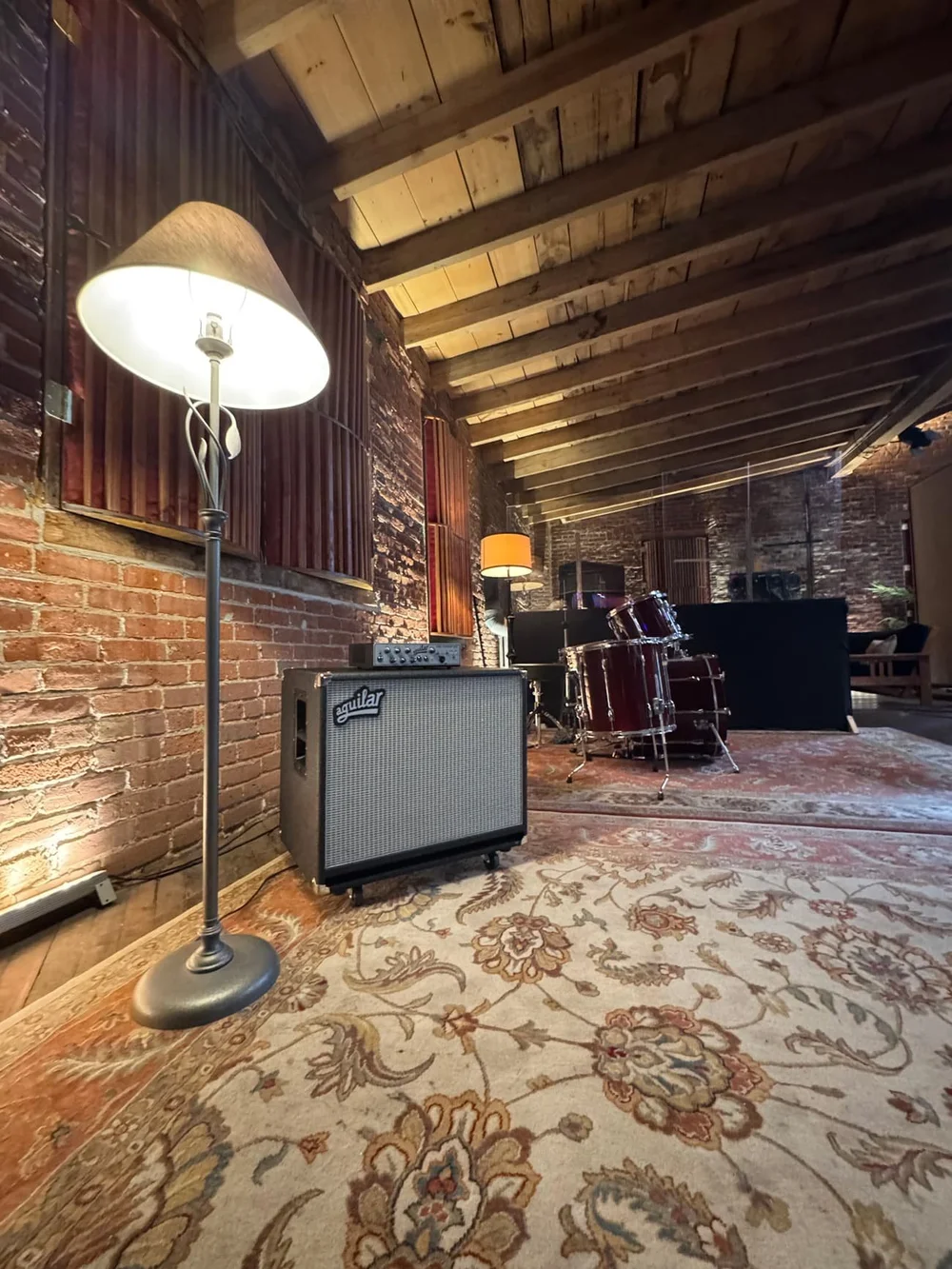 Bass Amp and Drums
