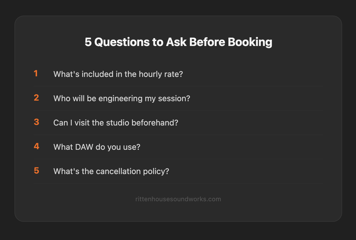 5 Questions to Ask Before Booking