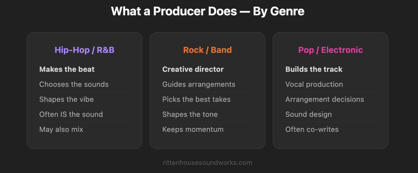 What a Producer Does By Genre